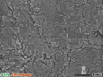 Haddam township, Kansas satellite photo by USGS