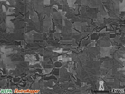 Olive township, Kansas satellite photo by USGS