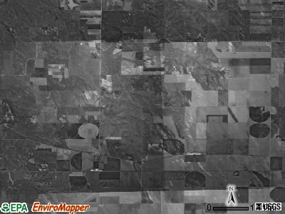 Orlando township, Kansas satellite photo by USGS