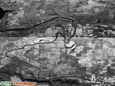 Sugar Loaf township, Arkansas satellite photo by USGS