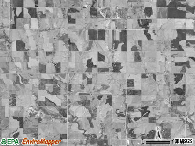 Esbon township, Kansas satellite photo by USGS