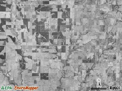 Limestone township, Kansas satellite photo by USGS