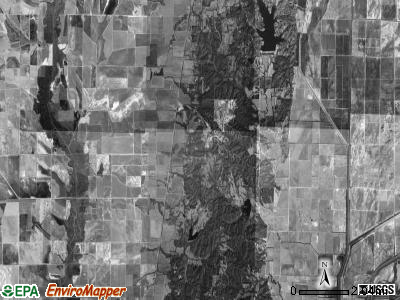 Scott township, Arkansas satellite photo by USGS