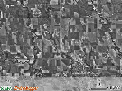 Phillipsburg township, Kansas satellite photo by USGS