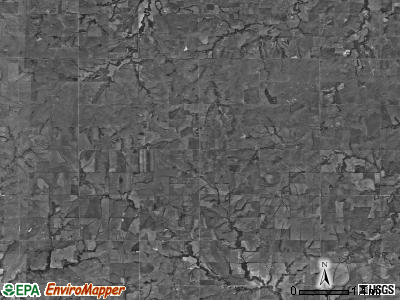 Coleman township, Kansas satellite photo by USGS