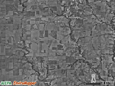 Belleville township, Kansas satellite photo by USGS