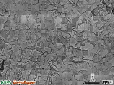 Wolf River township, Kansas satellite photo by USGS
