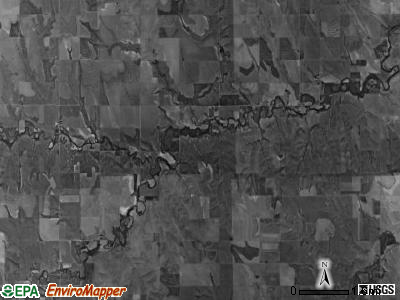 Achilles township, Kansas satellite photo by USGS