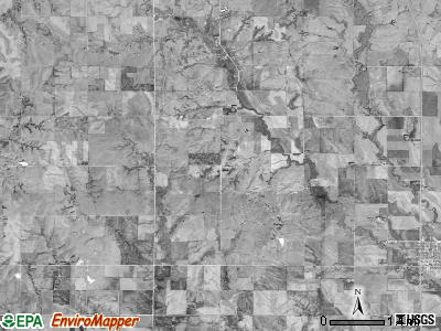 Calvin township, Kansas satellite photo by USGS