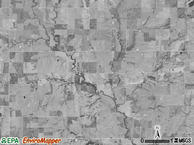 Webster township, Kansas satellite photo by USGS