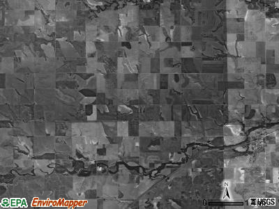 Jennings township, Kansas satellite photo by USGS