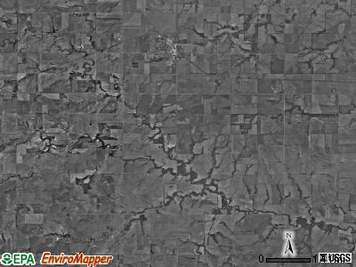 Greenleaf township, Kansas satellite photo by USGS