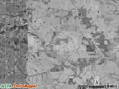 Granada township, Kansas satellite photo by USGS