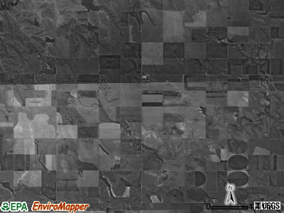 Cook township, Kansas satellite photo by USGS
