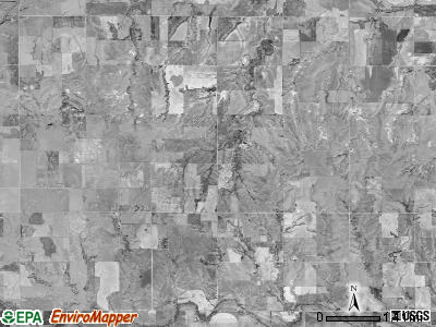Plainview township, Kansas satellite photo by USGS