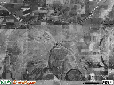 Tyronza township, Arkansas satellite photo by USGS