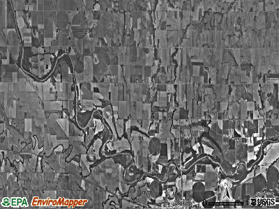 Sibley township, Kansas satellite photo by USGS
