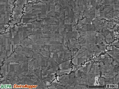 Sheridan township, Kansas satellite photo by USGS