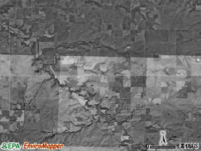Clear Fork township, Kansas satellite photo by USGS