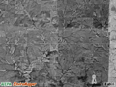 Neuchatel township, Kansas satellite photo by USGS