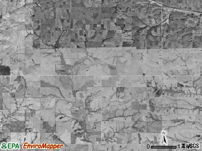 Reilly township, Kansas satellite photo by USGS