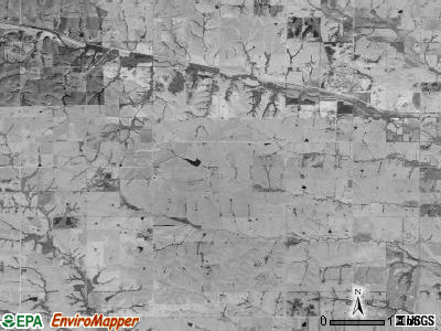 Wetmore township, Kansas satellite photo by USGS