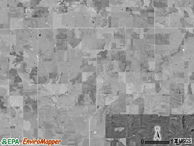 Hawkeye township, Kansas satellite photo by USGS