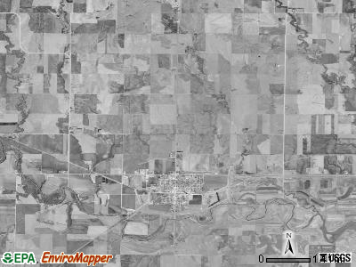 Ross township, Kansas satellite photo by USGS