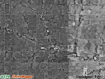 Goshen township, Kansas satellite photo by USGS