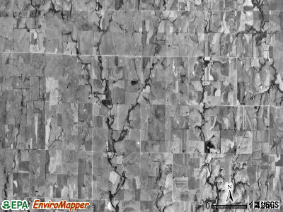 May Day township, Kansas satellite photo by USGS