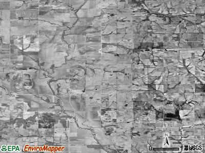 Kapioma township, Kansas satellite photo by USGS