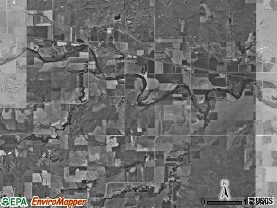 Tilden township, Kansas satellite photo by USGS