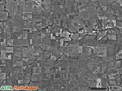 Colfax township, Kansas satellite photo by USGS