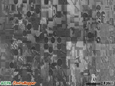Bowcreek township, Kansas satellite photo by USGS