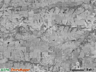Garfield township, Kansas satellite photo by USGS