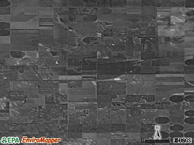 East Hale township, Kansas satellite photo by USGS