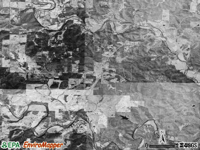 Myatt township, Arkansas satellite photo by USGS