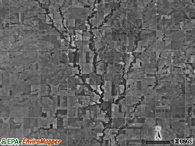 Meredith township, Kansas satellite photo by USGS