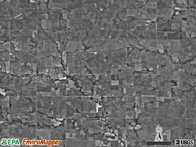 Starr township, Kansas satellite photo by USGS
