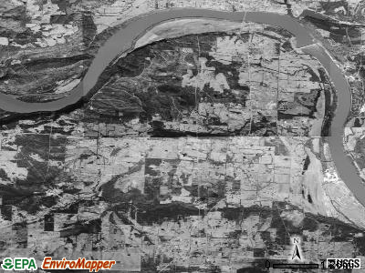 Middle township, Arkansas satellite photo by USGS