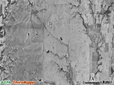 St. Clere township, Kansas satellite photo by USGS