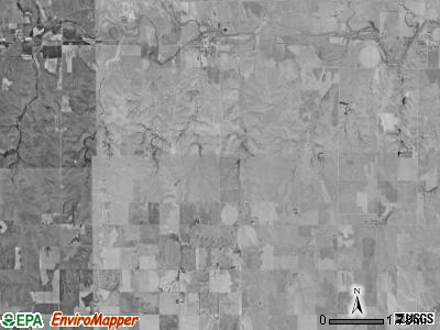 Solomon township, Kansas satellite photo by USGS