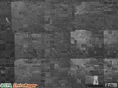 Kingery township, Kansas satellite photo by USGS