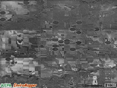Springbrook township, Kansas satellite photo by USGS