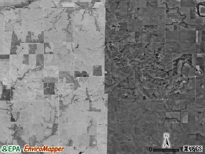 Stanton township, Kansas satellite photo by USGS