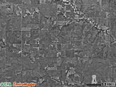 Chapman township, Kansas satellite photo by USGS