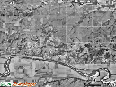 St. George township, Kansas satellite photo by USGS