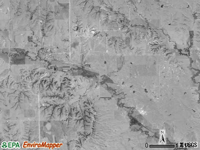 Natoma township, Kansas satellite photo by USGS