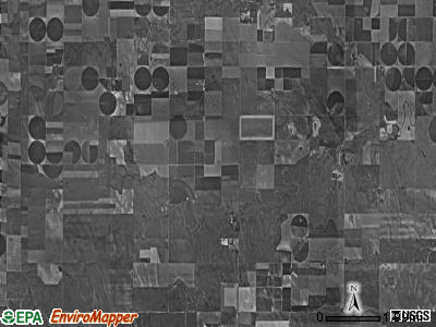 McPherson township, Kansas satellite photo by USGS