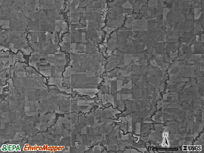 Athelstane township, Kansas satellite photo by USGS